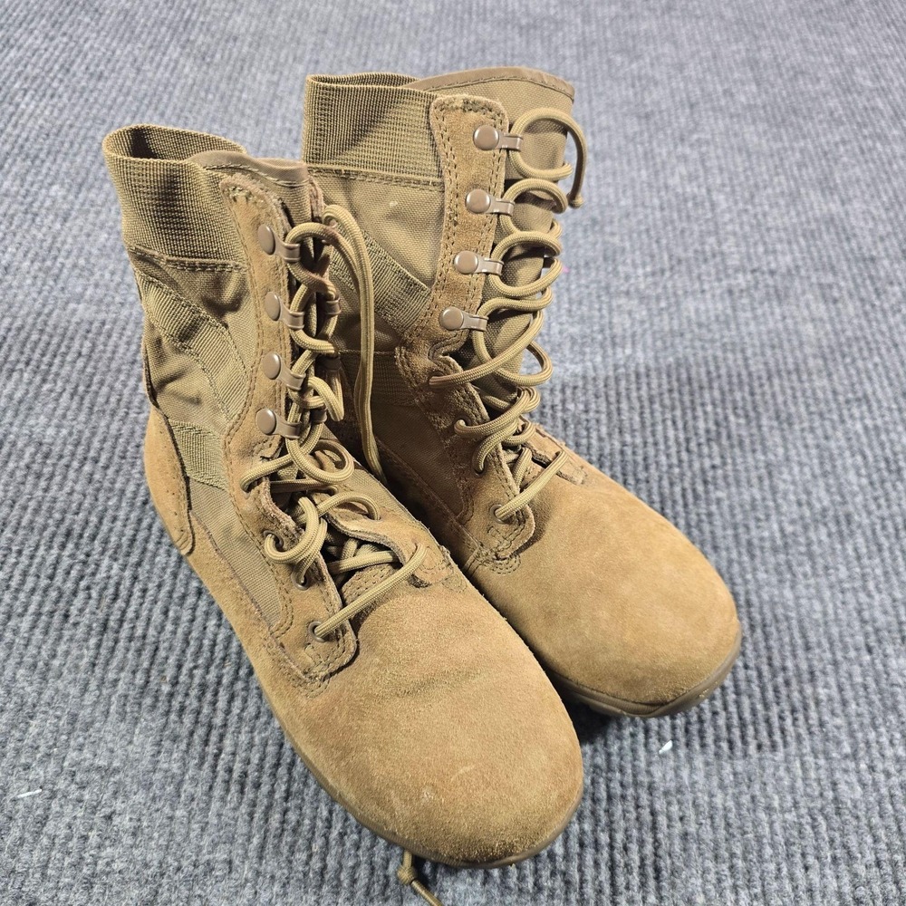 Tactical Research TR513 Boots Mens Size 7W Brown Combat Lace Up Military Boot